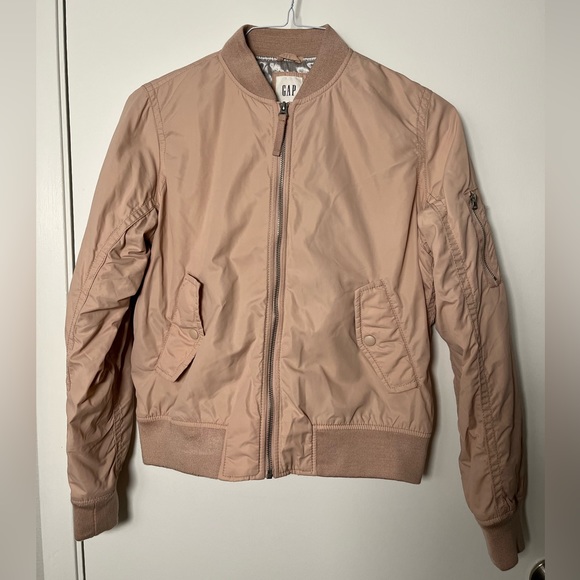 GAP Jackets & Blazers - Light Pink Gap Bomber Jacket